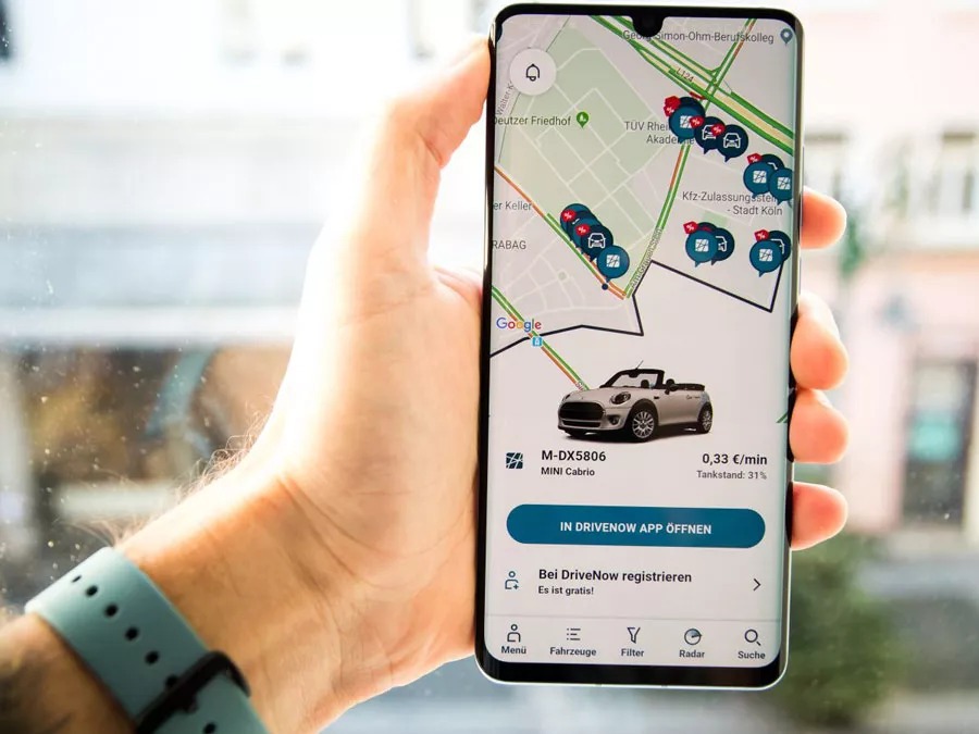 Real-Time Car Sharing Apps