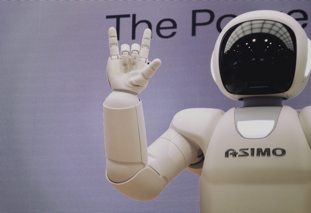 ASIMO, the humanoid robot created by Honda in 2000