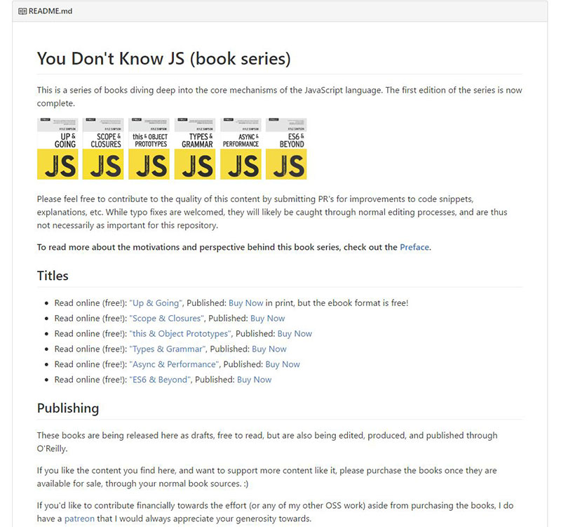 awesome free resources for learning JavaScript