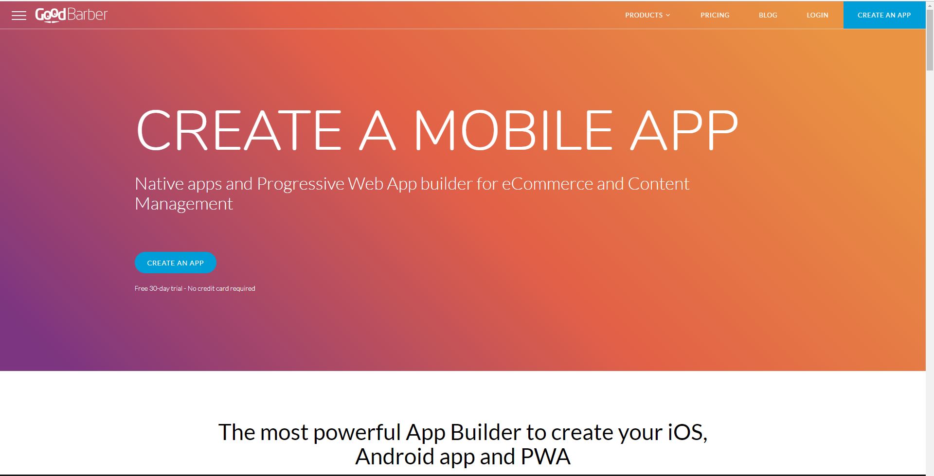 Mobile App development platforms