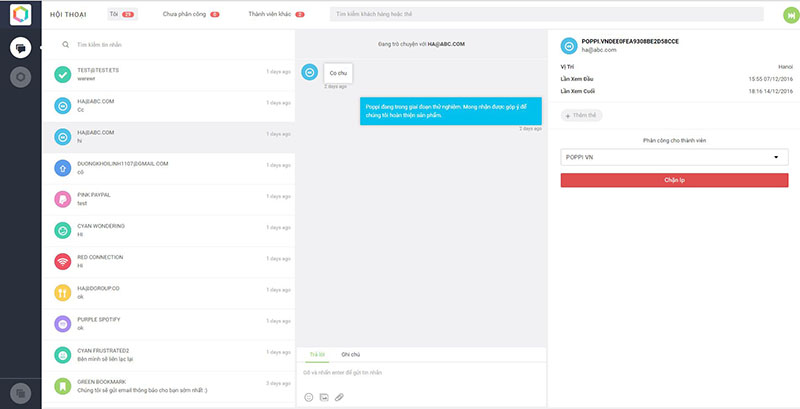 Poppi Live Chat - Keep in touch with your customers anywhere anytime