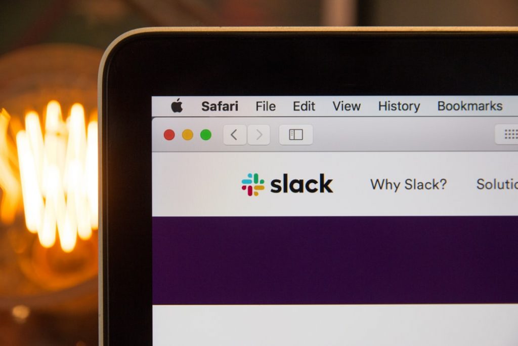 Slack, an example of web application