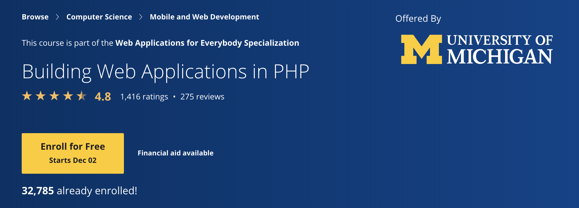 php developer, php courses
